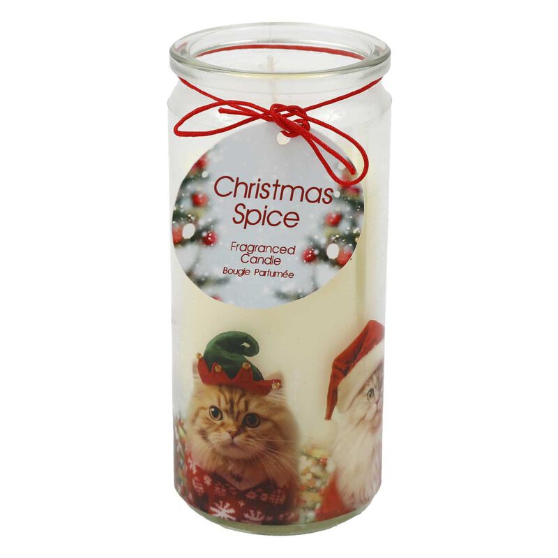 SIL Interiors Xmas Cat In Hat Candle 14cm image number 0
